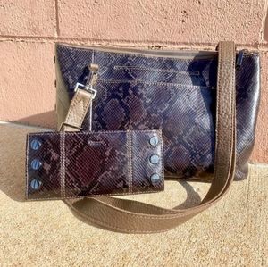 Hammitt snakeskin Bag & Hammitt 110 north wallet